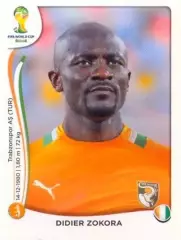 Наклейка #230 Didier Zokora для альбома PANINI Чемпионат Мира 2014