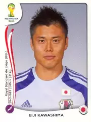 Наклейка #243 Eiji Kawashima для альбома PANINI Чемпионат Мира 2014