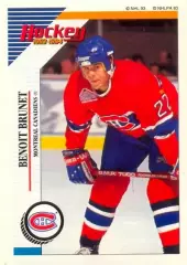Наклейка #20 Benoit Brunet Montreal Canadiens для альбома PANINI NHL 1993-1994