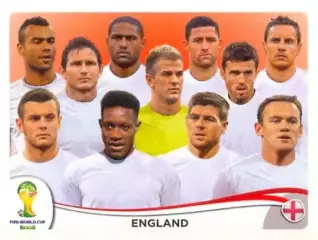 Наклейка #299 England - Team для альбома PANINI Чемпионат Мира 2014