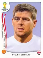 Наклейка #307 Steven Gerrard для альбома PANINI Чемпионат Мира 2014