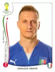 Наклейка #323 Ignazio Abate для альбома PANINI Чемпионат Мира 2014