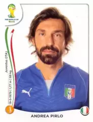 Наклейка #327 Andrea Pirlo для альбома PANINI Чемпионат Мира 2014