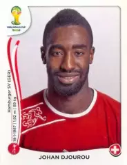 Наклейка #344 Johan Djourou для альбома PANINI Чемпионат Мира 2014