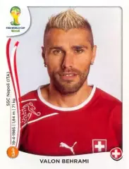 Наклейка #347 Valon Behrami для альбома PANINI Чемпионат Мира 2014