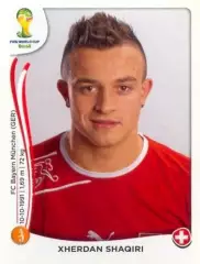 Наклейка #351 Xherdan Shaqiri для альбома PANINI Чемпионат Мира 2014