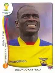 Наклейка #367 Segundo Castillo для альбома PANINI Чемпионат Мира 2014