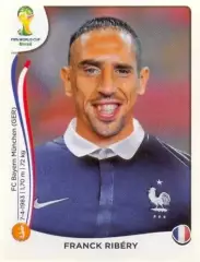 Наклейка #389 Franck Ribery для альбома PANINI Чемпионат Мира 2014