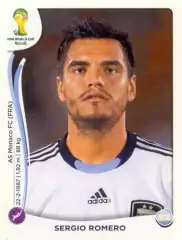 Наклейка #414 Sergio Romero для альбома PANINI Чемпионат Мира 2014
