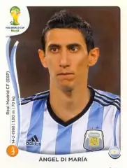 Наклейка #425 Angel Di Maria для альбома PANINI Чемпионат Мира 2014
