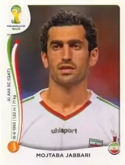 Наклейка #462 Mojtaba Jabbari для альбома PANINI Чемпионат Мира 2014