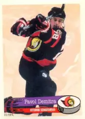 Наклейка #53 Pavol Demitra Ottawa Senators для альбома PANINI NHL 1995-1996