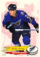 Наклейка #140 Keith Jones Washington Capitals для альбома PANINI NHL 1995-1996