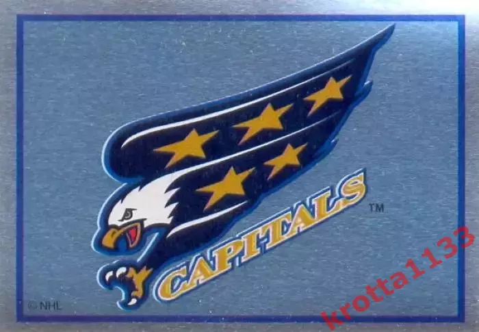 Наклейка #142 Washington Capitals - Logo для альбома PANINI NHL 1995-1996