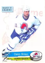 Наклейка #249 Owen Nolan Colorado Avalache для альбома PANINI NHL 1995-1996