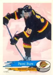 Наклейка #293 Pavel Bure Vancouver Canucks для альбома PANINI NHL 1995-1996