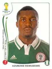 Наклейка #476 Azubuike Egwuekwe для альбома PANINI Чемпионат Мира 2014
