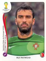 Наклейка #509 Rui Patricio для альбома PANINI Чемпионат Мира 2014