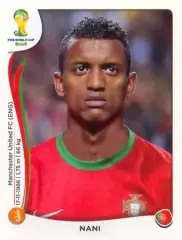 Наклейка #521 Nani для альбома PANINI Чемпионат Мира 2014