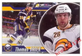 Наклейка #29 Thomas Vanek Buffalo Sabres для альбома PANINI NHL 2010-2011