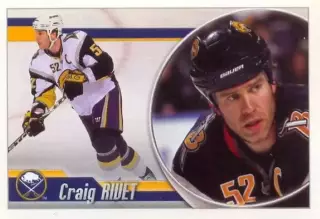 Наклейка #33 Craig Rivet Buffalo Sabres для альбома PANINI NHL 2010-2011