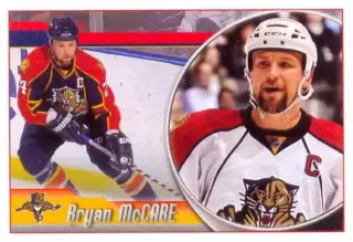 Наклейка #52 Bryan McCabe Florida Panthers для альбома PANINI NHL 2010-2011