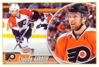 Наклейка #111 Claude Giroux Philadelphia Flyers для альбома PANINI NHL 2010-2011