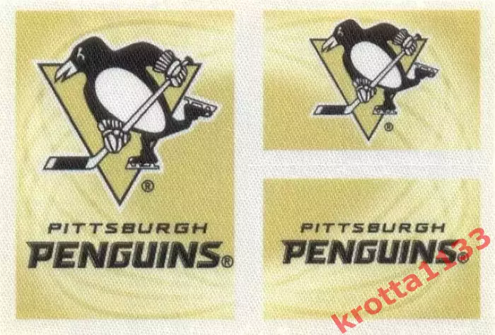 Наклейка #117 Pittsburgh Penguins - Logo для альбома PANINI NHL 2010-2011