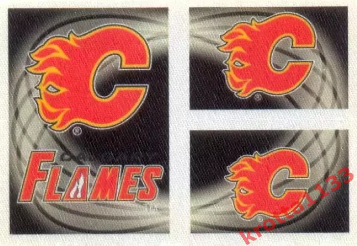 Наклейка #167 Calgary Flames - Logo для альбома PANINI NHL 2010-2011