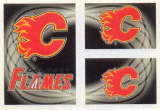 Наклейка #167 Calgary Flames - Logo для альбома PANINI NHL 2010-2011