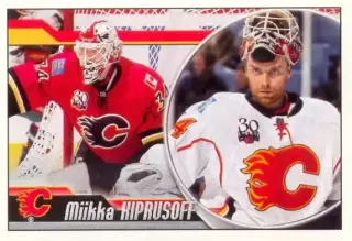 Наклейка #169 Miikka Kiprusoff Calgary Flames для альбома PANINI NHL 2010-2011