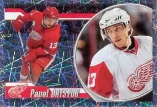 Наклейка #218 Pavel Datsyuk Detroit Red Wings для альбома PANINI NHL 2010-2011