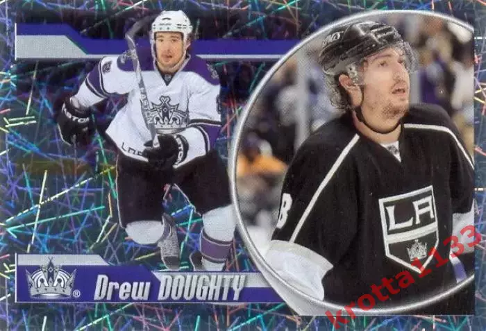 Наклейка #238 Drew Doughty Los Angeles Kings для альбома PANINI NHL 2010-2011