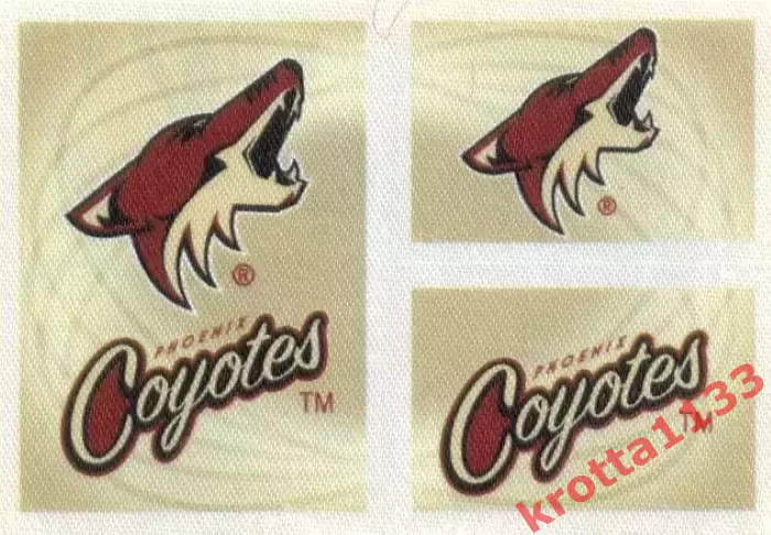 Наклейка #267 Phoenix Coyotes - Logo для альбома PANINI NHL 2010-2011