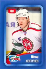 Наклейка #68 Юкка Хентунен Ак Барс Казань для альбома Наклей-ка! Хоккей 2008-09
