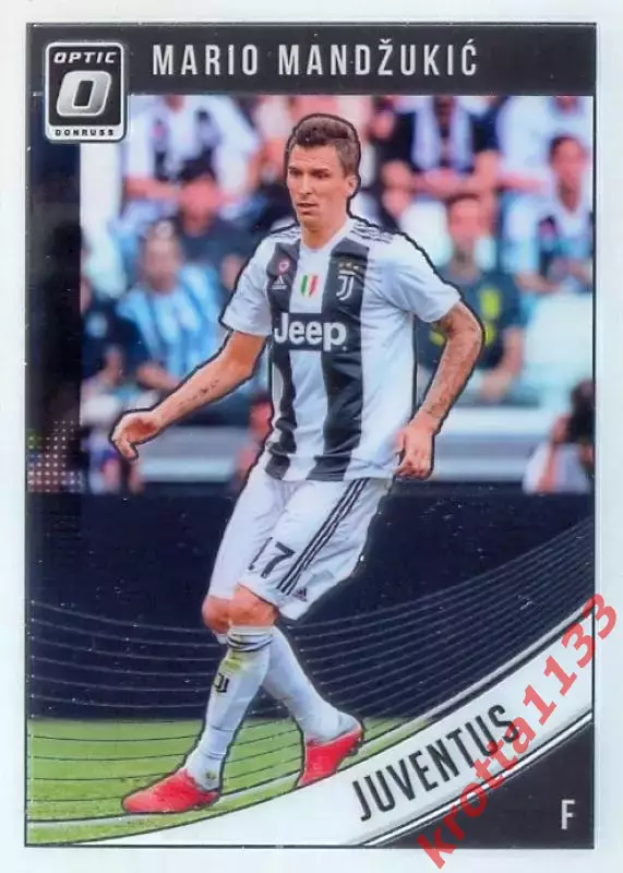 Mario Mandzukic Juventus PANINI Donruss Soccer 2018-2019