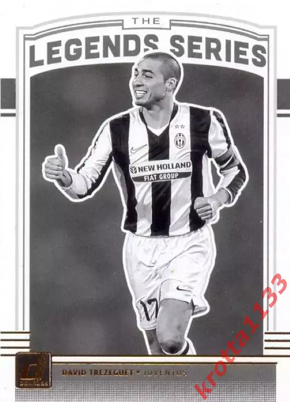 David Trezeguet Juventus PANINI Donruss Soccer 2018-2019