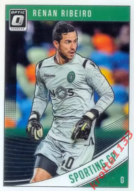 Карточка #O-62 Renan Ribeiro Sporting CP PANINI Donruss Soccer 2018-2019
