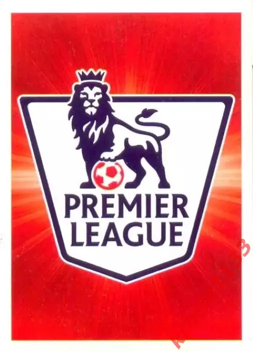 Наклейка #1 Premier League Logo для альбома TOPPS Английская Премьер-Лига 10-11