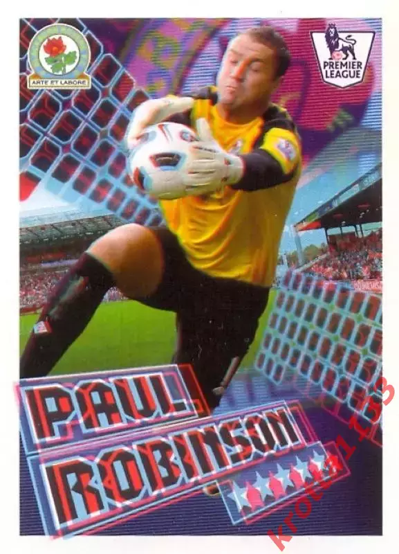 Наклейка #82 Paul Robinson для альбома TOPPS Английская Премьер-Лига 2010-2011