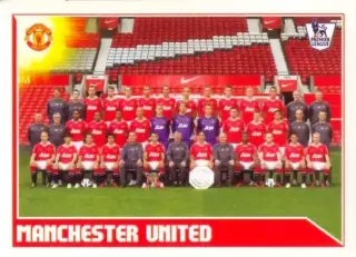 Наклейка #260 Manchester United для альбома TOPPS Английская Премьер-Лига 10-11