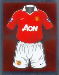 Наклейка #14 Manchester United для альбома TOPPS Английская Премьер-Лига 2010-11