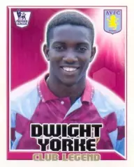 Наклейка #60 Dwight Yorke для альбома TOPPS Английская Премьер-Лига 2010-2011