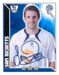 Наклейка #122 Sam Ricketts для альбома TOPPS Английская Премьер-Лига 2010-2011