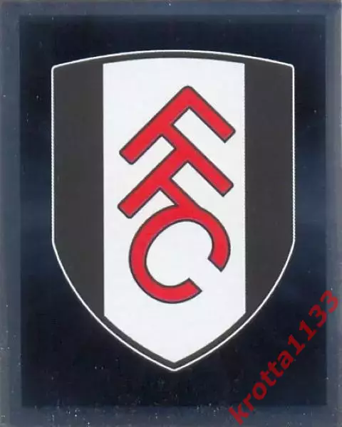 Наклейка #175 Fulham Logo для альбома TOPPS Английская Премьер-Лига 2010-2011