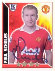Наклейка #271 Paul Scholes для альбома TOPPS Английская Премьер-Лига 2010-11