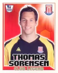 Наклейка #315 Thomas Sorensen для альбома TOPPS Английская Премьер-Лига 2010-11