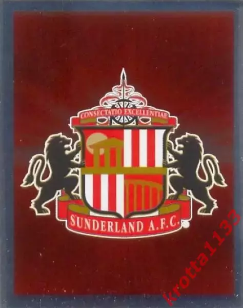 Наклейка #316 Sunderland Logo для альбома TOPPS Английская Премьер-Лига 2010-11