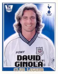 Наклейка #353 David Ginola для альбома TOPPS Английская Премьер-Лига 2010-2011