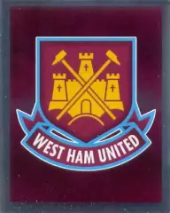 Наклейка #373 West Ham United Logo для альбома TOPPS Английская Премьер-Лига